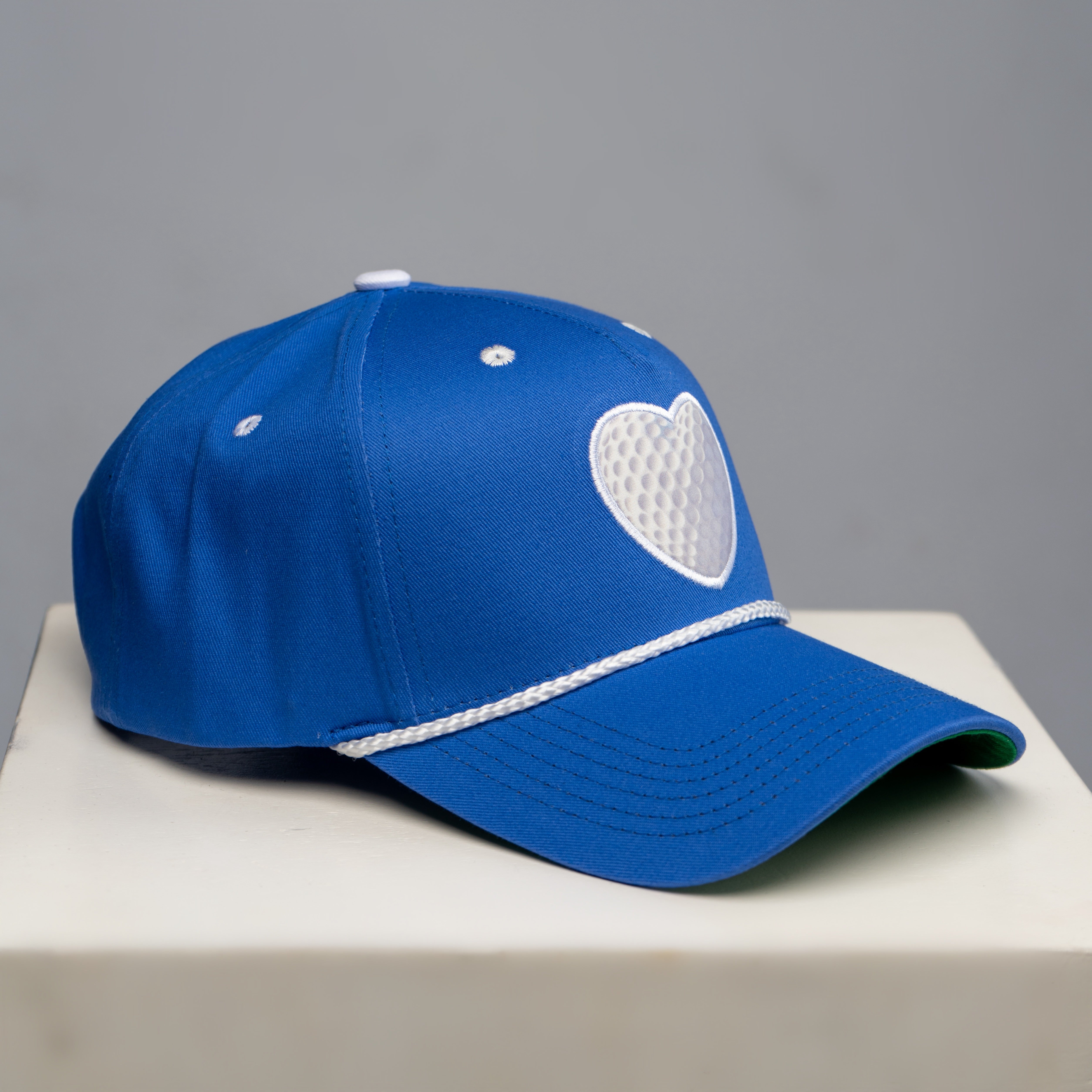 AMOR DE GOLF SNAPBACK HAT BLUE AND WHITE