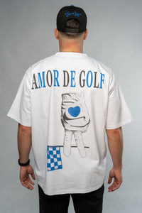AMOR DE GOLF WHITE GLOVE LOVE SHORT SLEEVE T-SHIRT