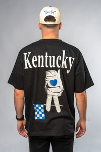AMOR DE GOLF BLACK KENTUCKY SHORT SLEEVE T-SHIRT