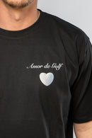AMOR DE GOLF BLACK KENTUCKY SHORT SLEEVE T-SHIRT