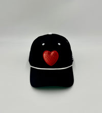 AMOR DE GOLF SNAPBACK HAT BLACK