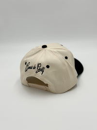 AMOR DE GOLF SNAPBACK HAT CREAM