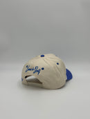 AMOR DE GOLF SNAPBACK HAT BLUE AND CREAM