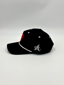 AMOR DE GOLF SNAPBACK HAT BLACK