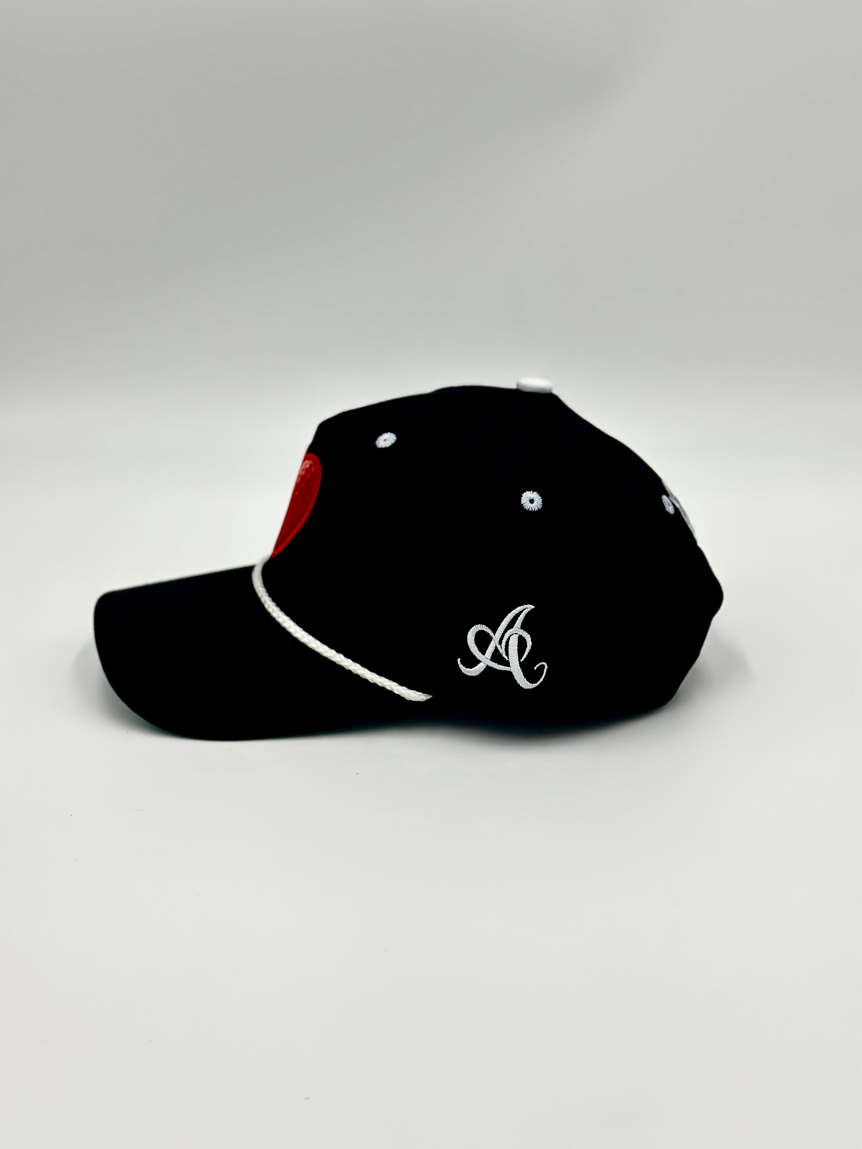 AMOR DE GOLF SNAPBACK HAT BLACK