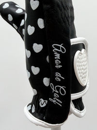 Black and White Golf Glove