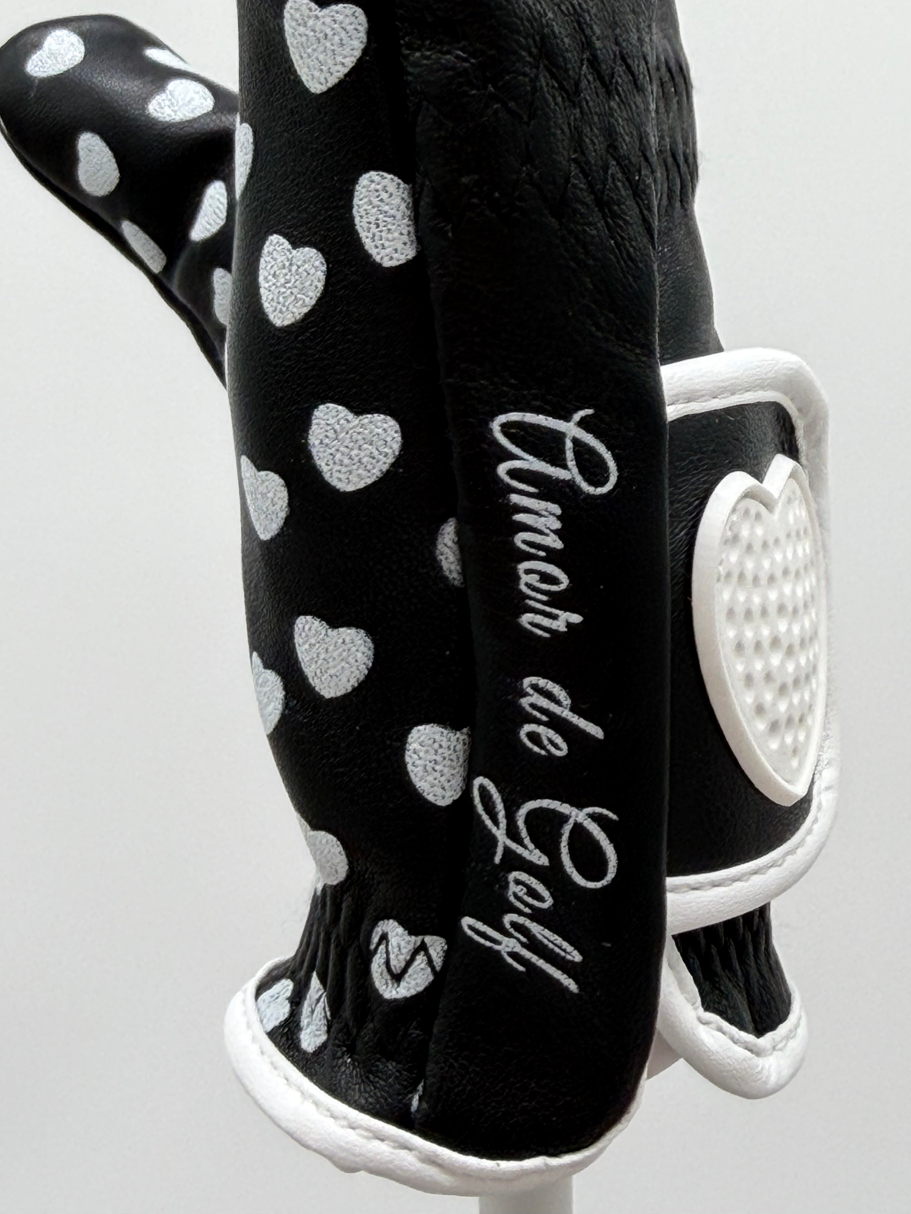Black and White Golf Glove