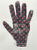 White and Red Golf Glove