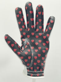 White and Red Golf Glove